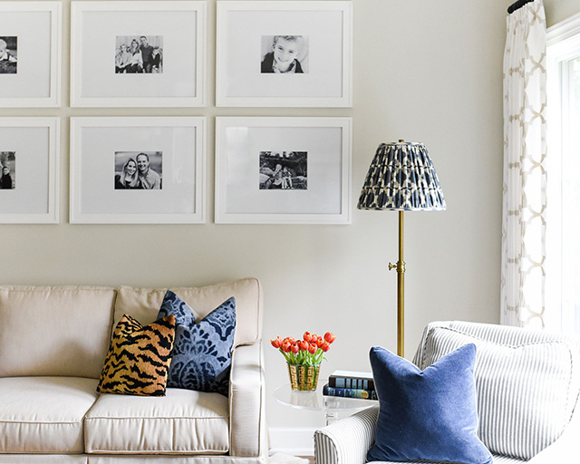 Create a Gallery Wall with Personal Photos and Art